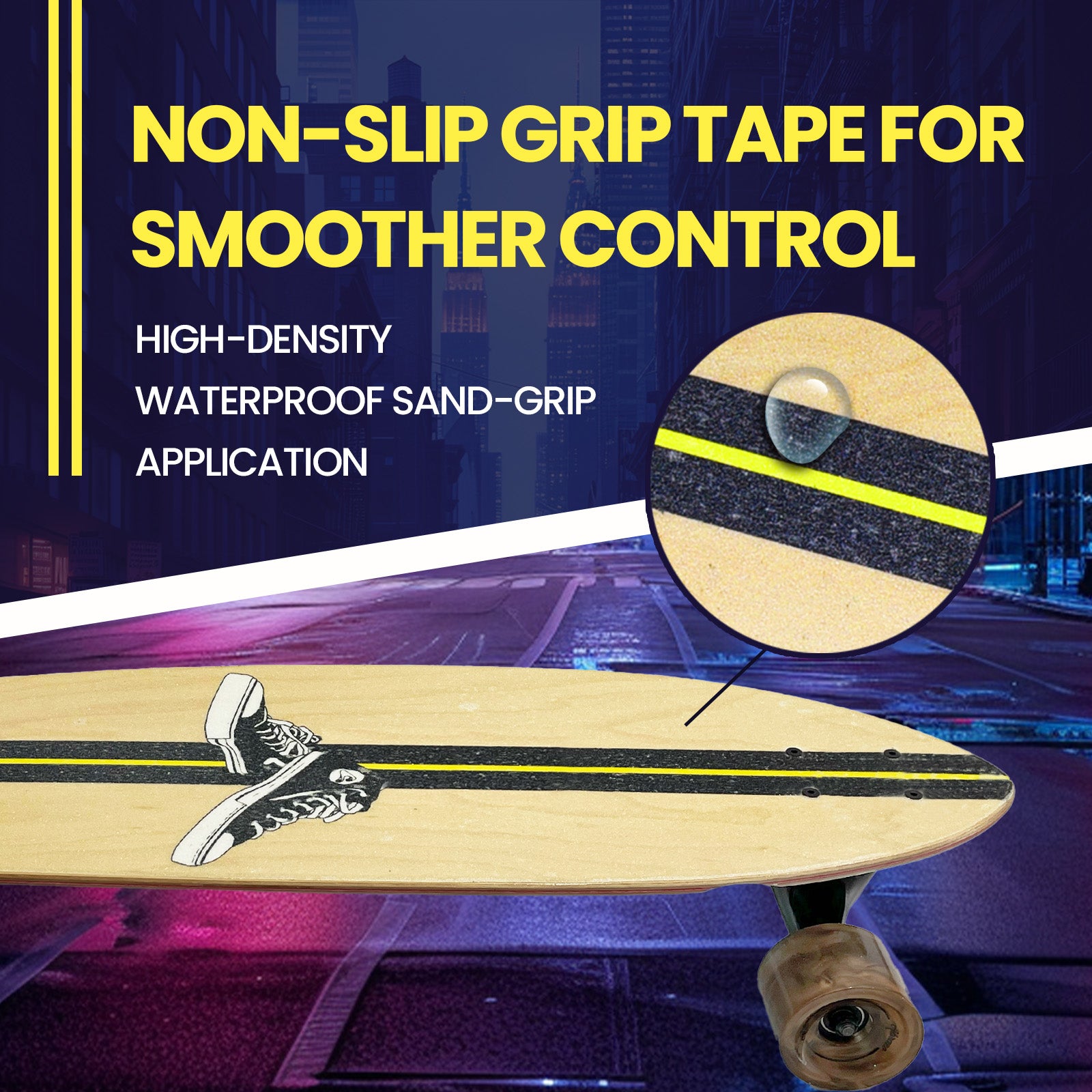 Empire Cruiser Skateboard w/ Surfskate Trucks – Abrazo Sports