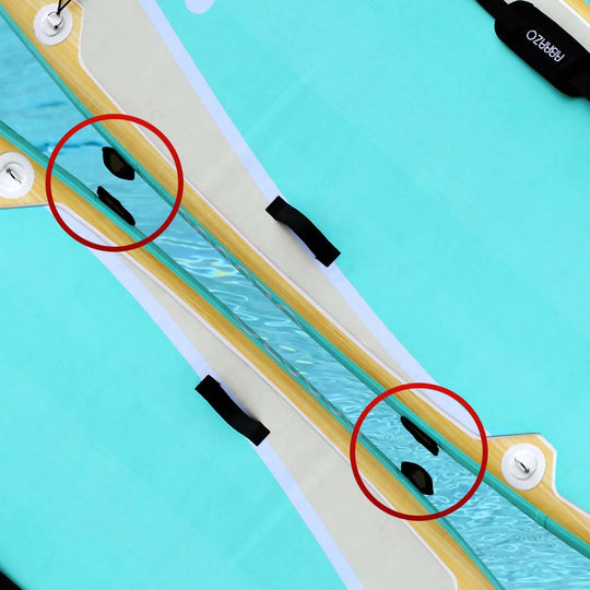 Easy buddy straps allow you to join to other boards