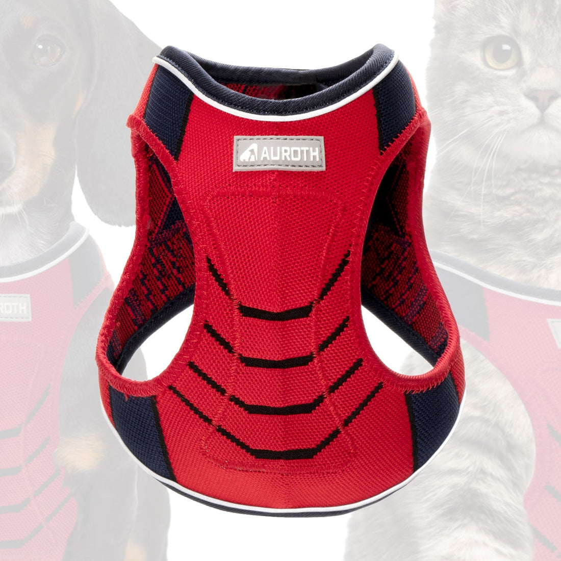 Auroth Dog Harness - Lite Series Step-in Dog Harness Cat Harness - Red