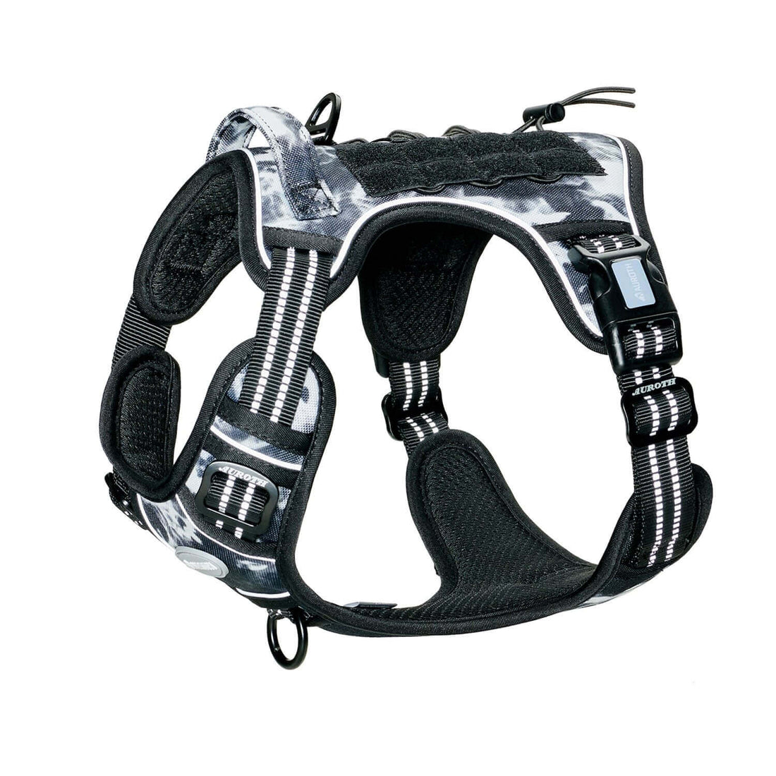 Auroth Dog Harness - military dog vest - Black Ink