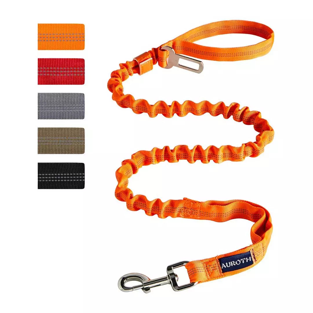 Auroth Dog Leash - Heavy Duty Bungee Tactical & Training Leash 6Ft - Desert Camo