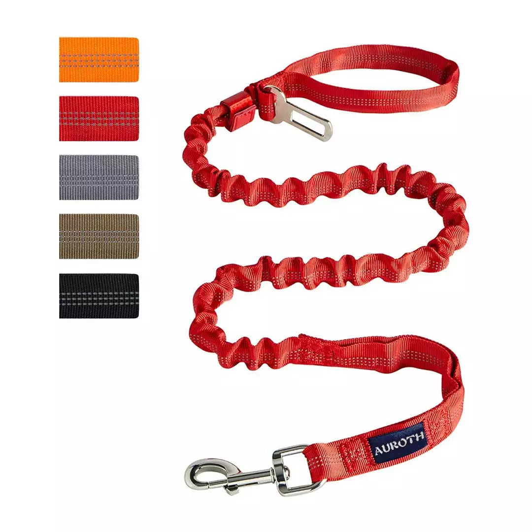 Auroth Dog Leash - Heavy Duty Bungee Tactical & Training Leash 6Ft - Desert Camo