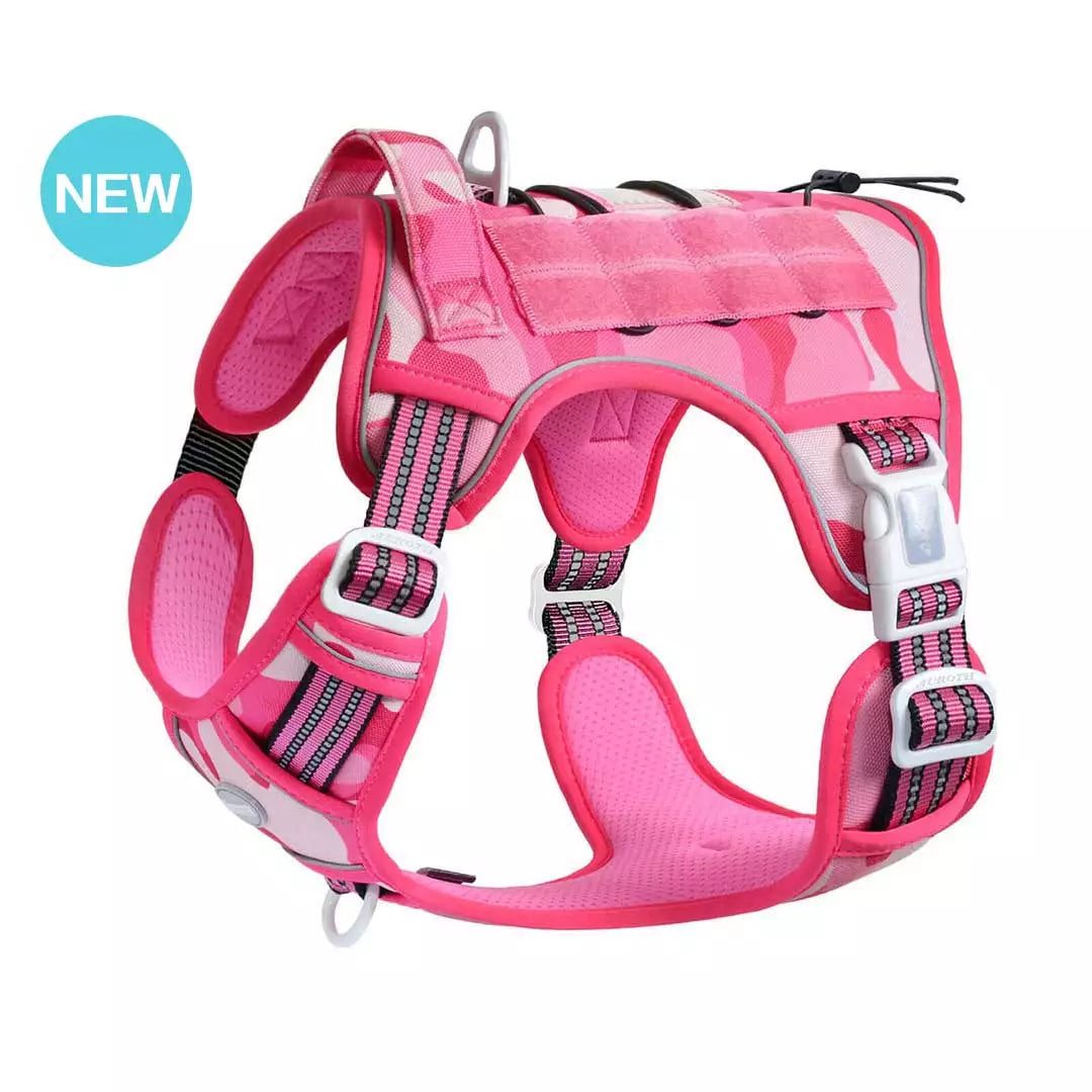 Forestpaw Tactical Dog Harness – No-Pull, Breathable Mesh With Handles For Medium/Large Dogs