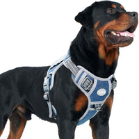 Denim Blue - military dog harness for rottweiler