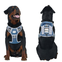 Denim Blue - military dog harness for large dog