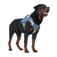 Auroth Tactical Plus Dog Vest with Pockets, Reflective Military Harness for Large Medium Dogs - Desert Camo