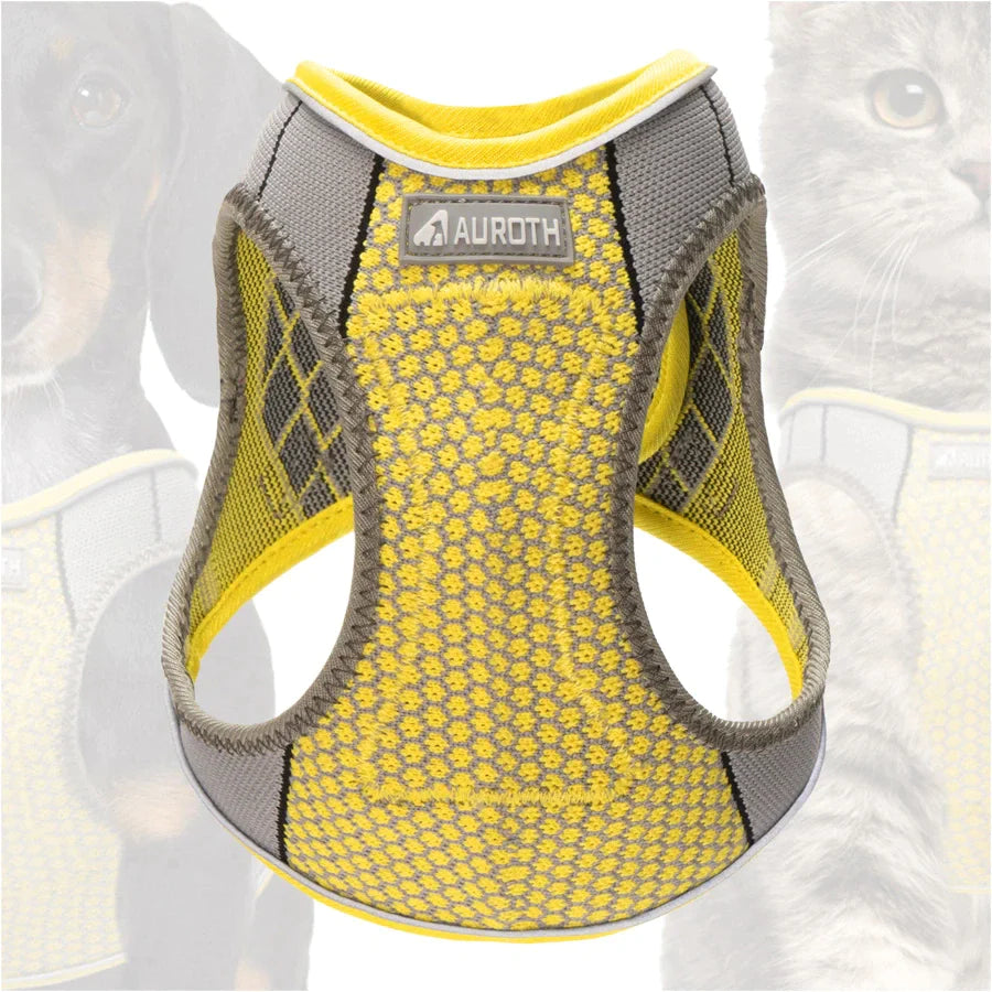 Auroth Dog Harness - Lite Series Step-in Dog Harness Cat Harness - Yellow
